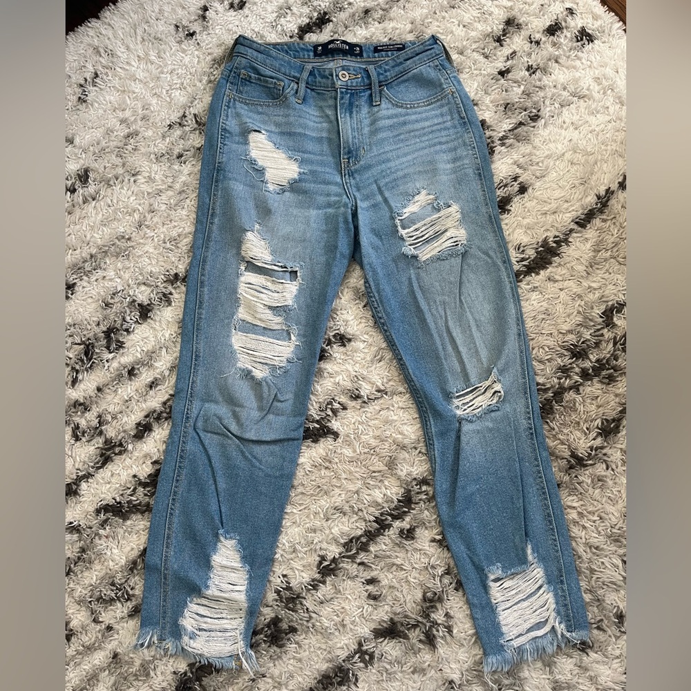 High Rise Slim Straight Jean